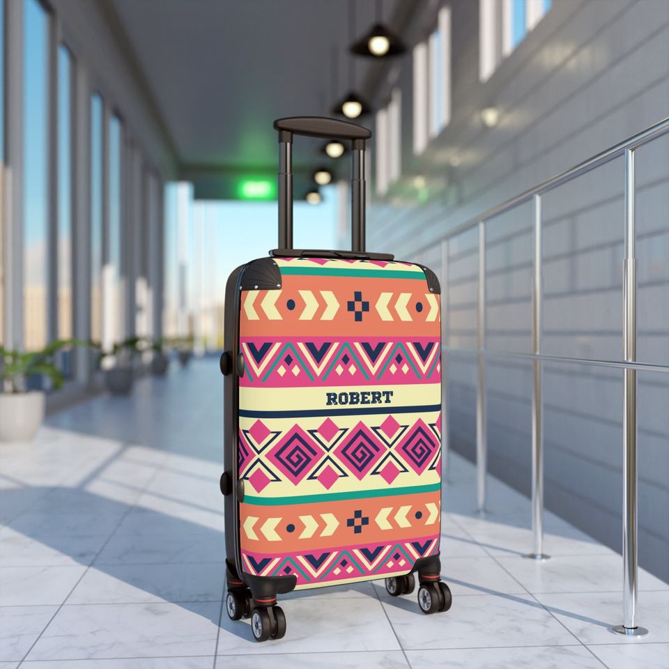 Aztec Suitcase, Aztec Luggage, Travel Bag