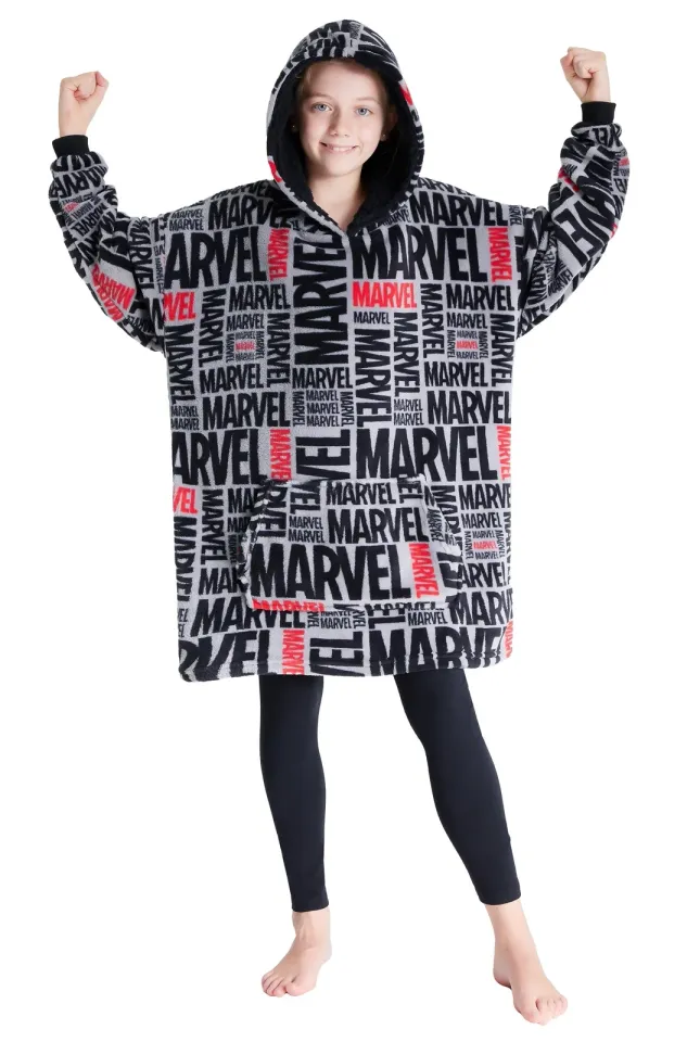 Marvel Oversized Blanket Hoodie Avengers -All Over Print