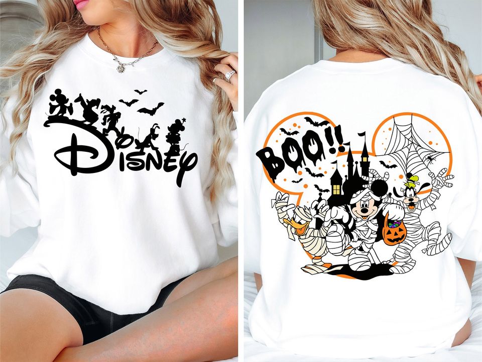 Halloween Mouse and Friends Sweatshirt, Halloween Sweatshirt, Spooky Vibes Shirt