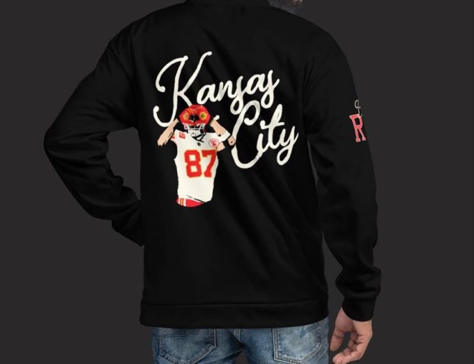 Kansas City Heart Hands Bomber Jacket