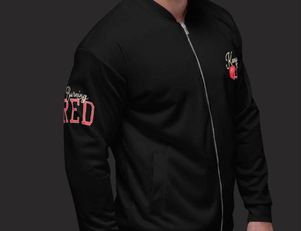 Kansas City Heart Hands Bomber Jacket