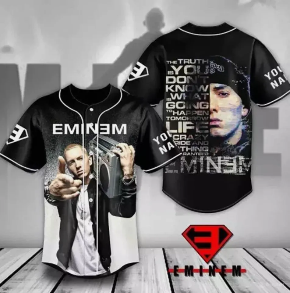 Custom Eminem The Truth Baseball Jersey