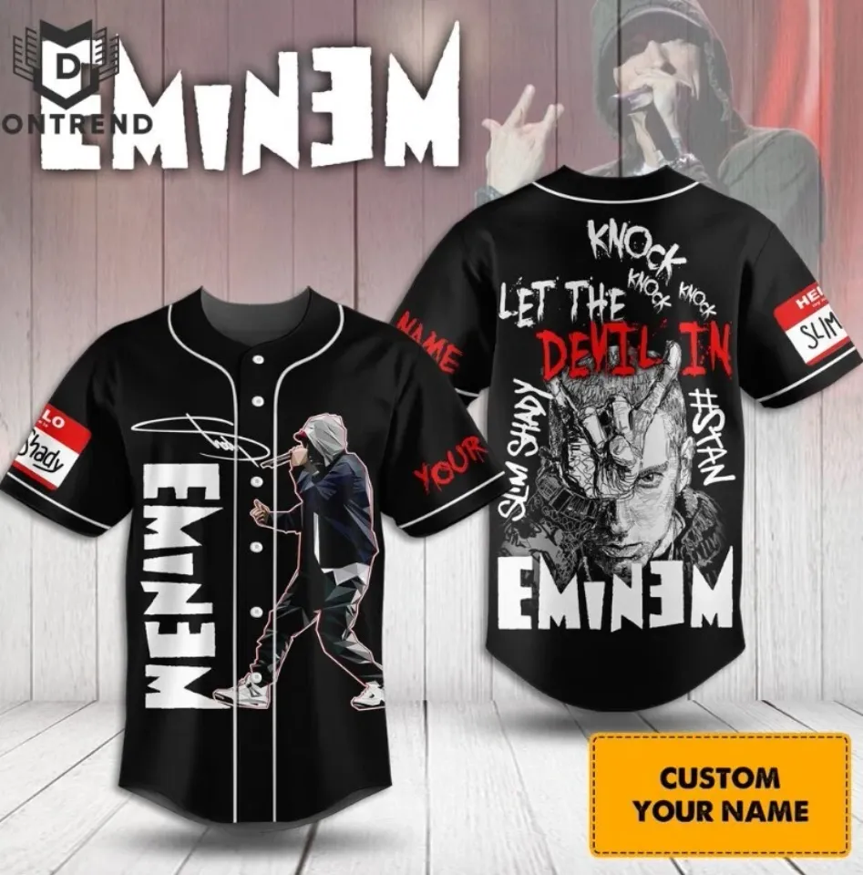 Eminem,  Let The Devil In Baseball Jersey