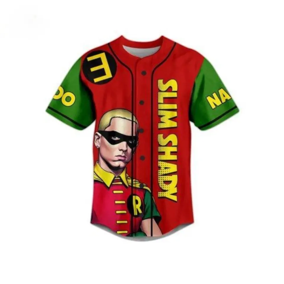 Eminem Slim Shady Guess Who’s Back Custom Baseball Jersey