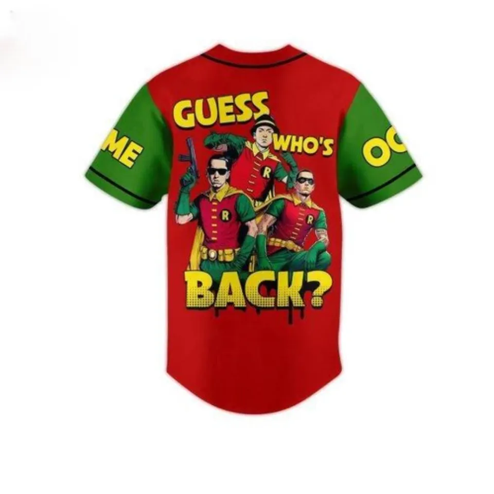 Eminem Slim Shady Guess Who’s Back Custom Baseball Jersey