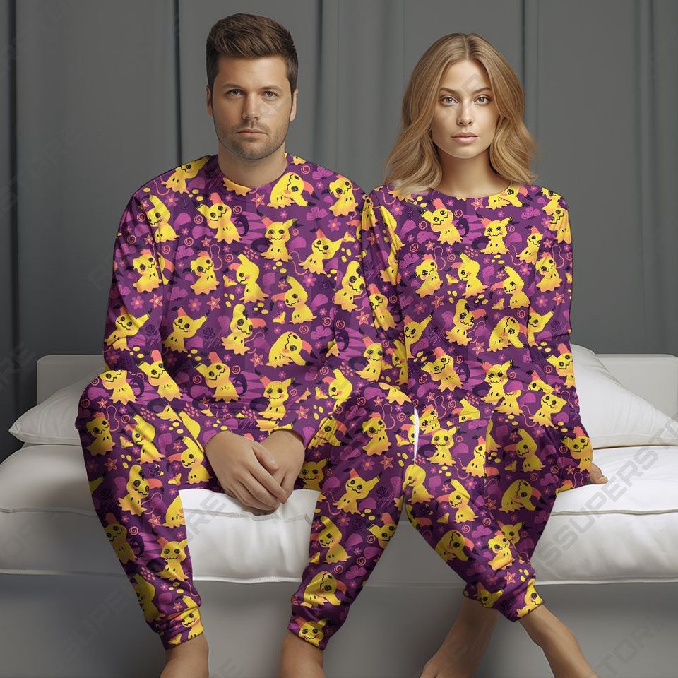 Mimikyu Pajamas Cute Ghost Family Pajamas Set Japanese Anime Pajamas Gift