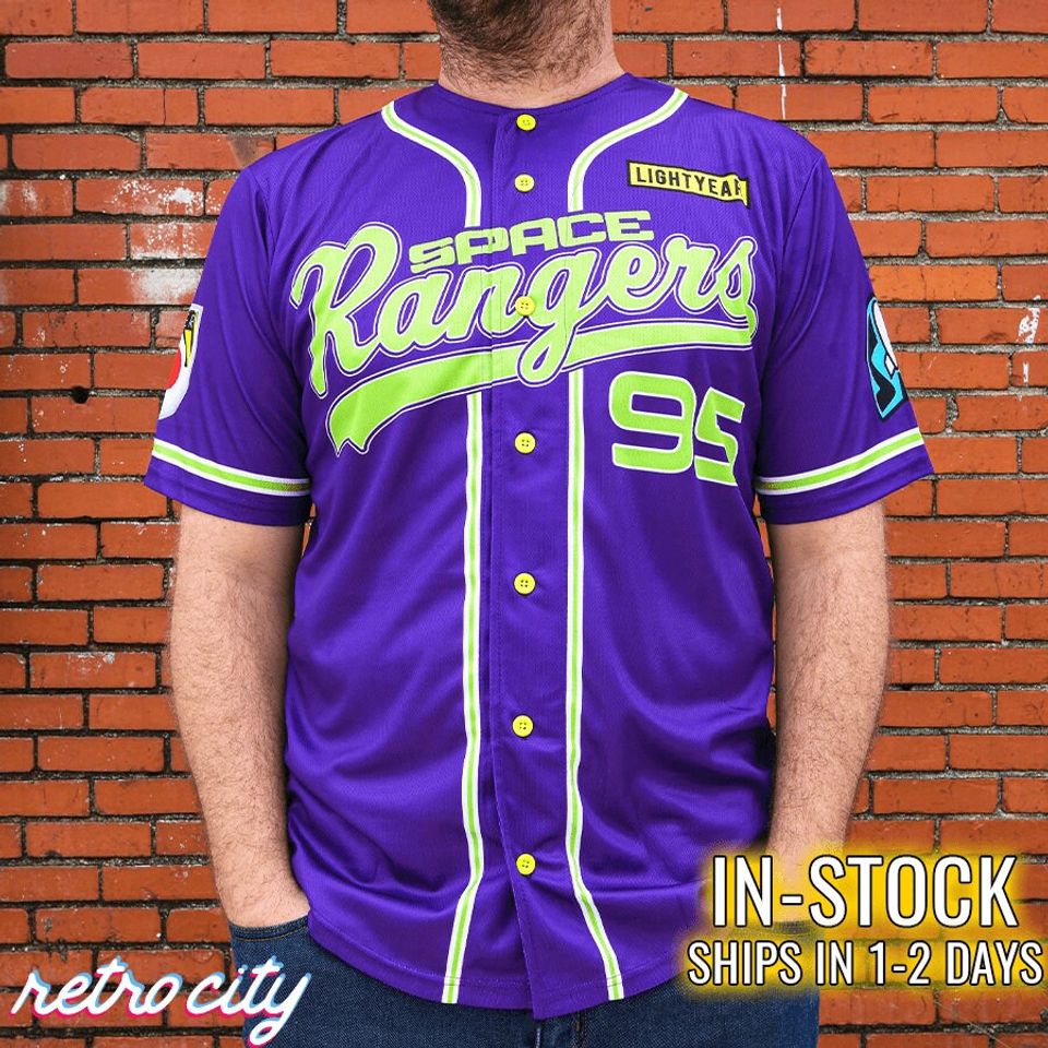 Space Rangers 'Toy Story' Buzz Lightyear Baseball Fan Jersey