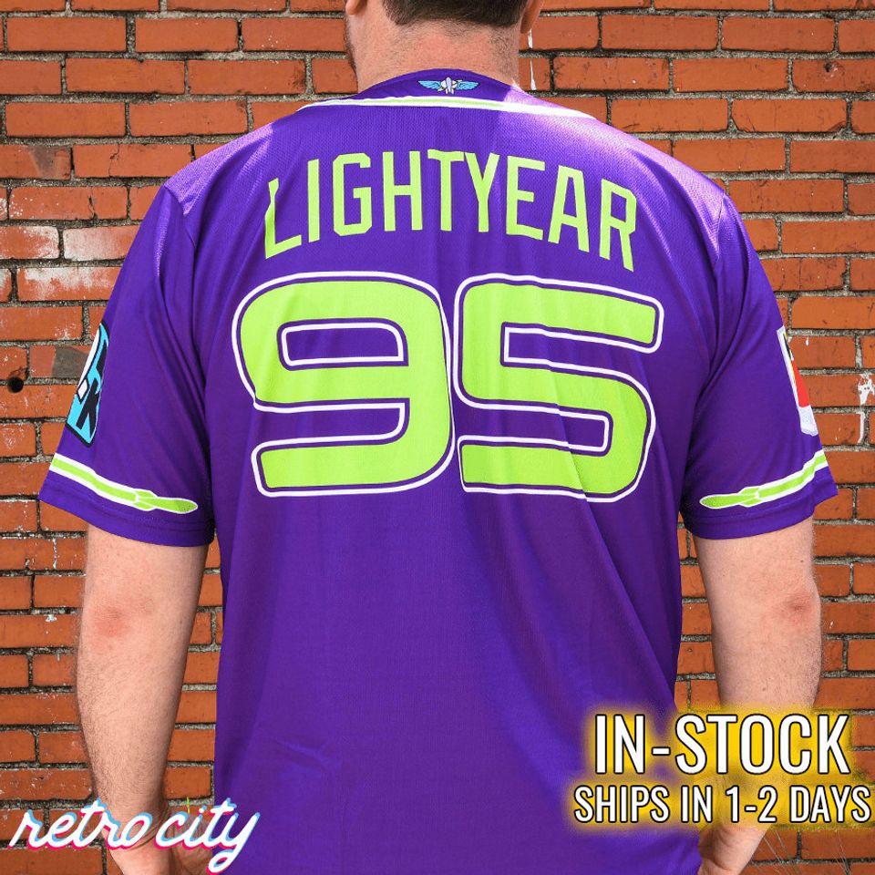 Space Rangers 'Toy Story' Buzz Lightyear Baseball Fan Jersey