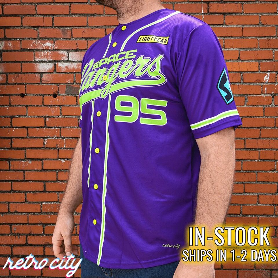 Space Rangers 'Toy Story' Buzz Lightyear Baseball Fan Jersey