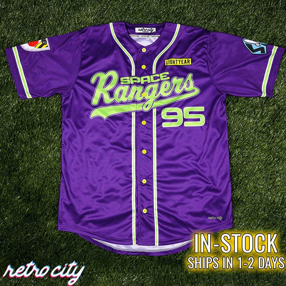Space Rangers 'Toy Story' Buzz Lightyear Baseball Fan Jersey
