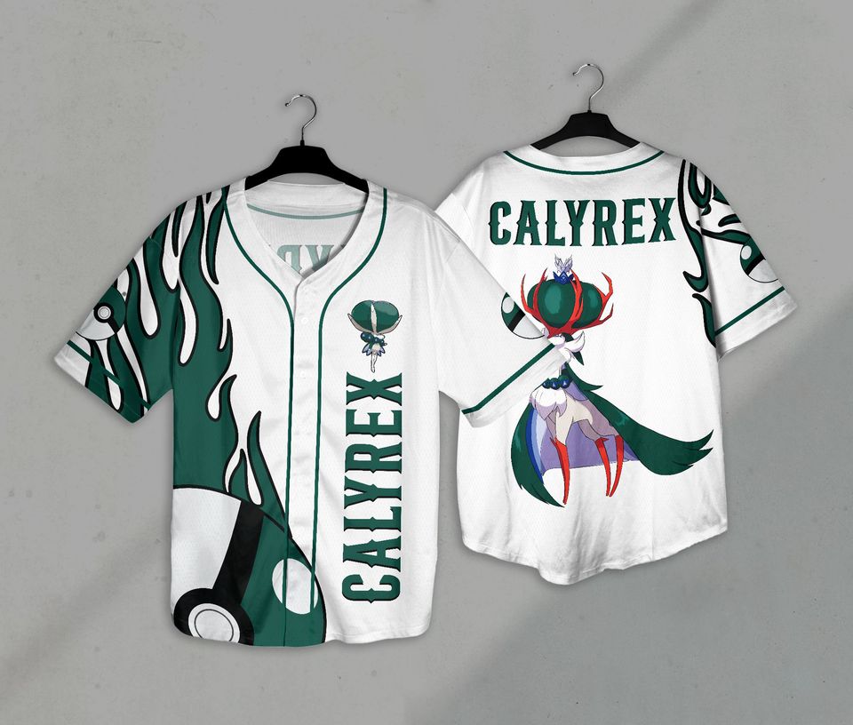 Calyrex Baseball Jersey Shirt Japanese Anime Jersey Shirt Gift