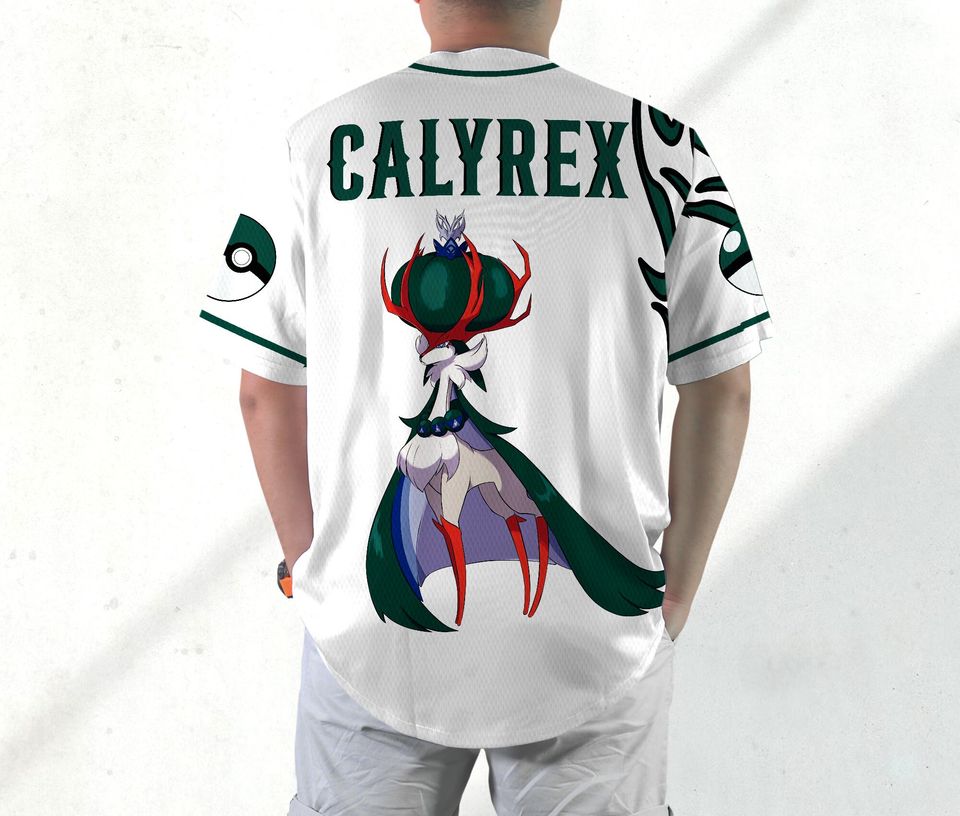 Calyrex Baseball Jersey Shirt Japanese Anime Jersey Shirt Gift