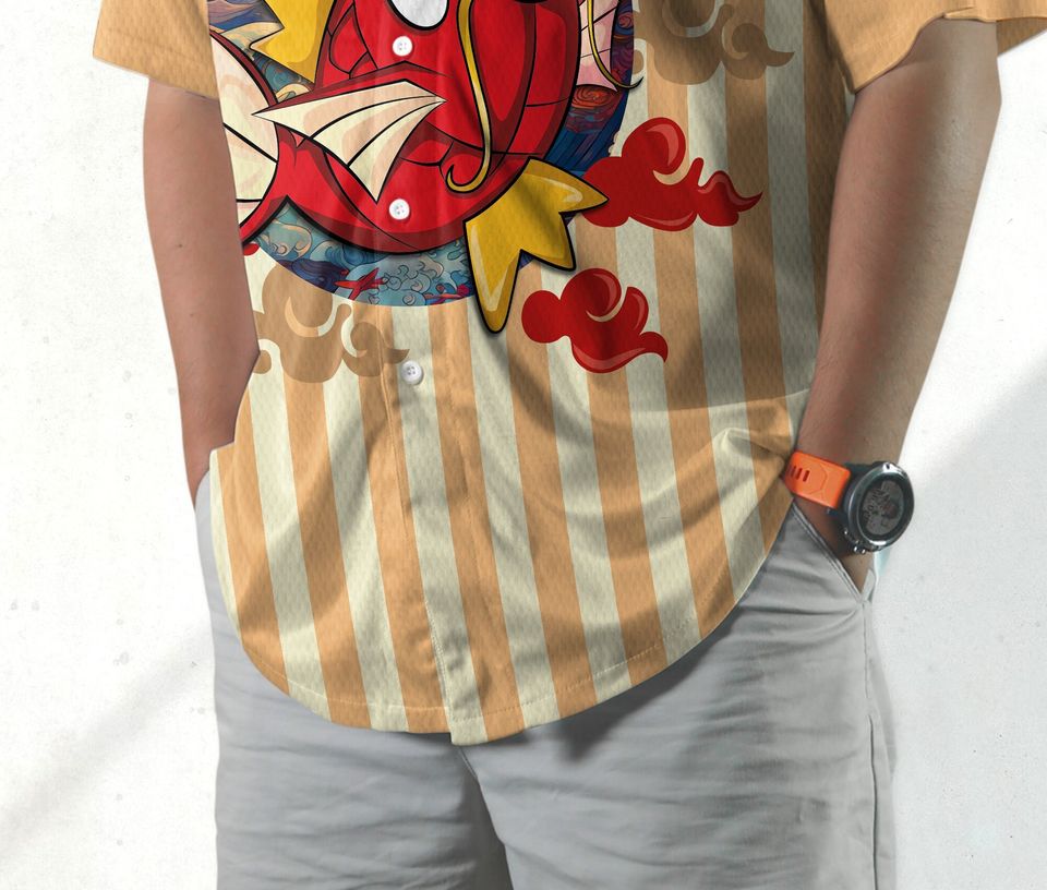 Magikarp Baseball Jersey Shirt Magikarp Jersey Gifts