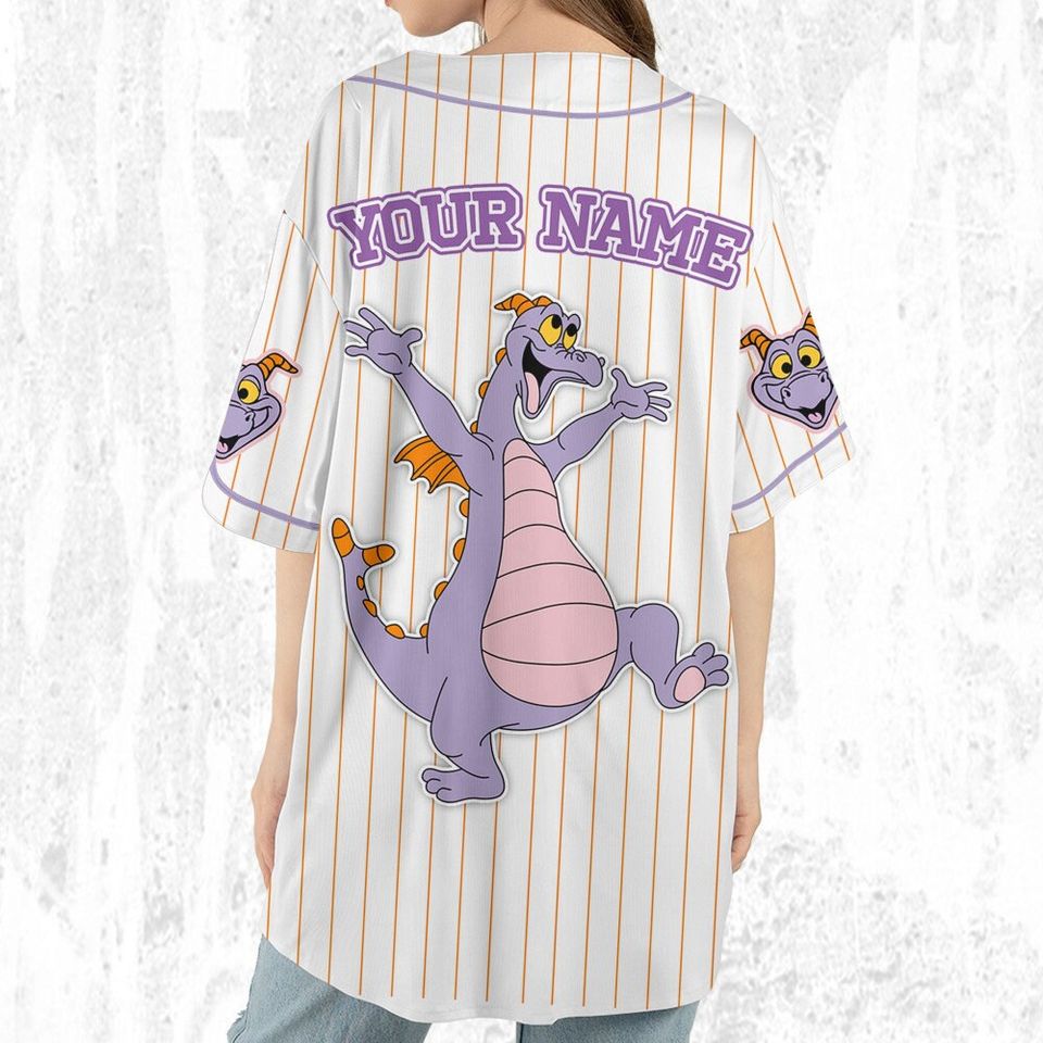 Custom Disney Figment Little Spark Simple Stripe Jersey
