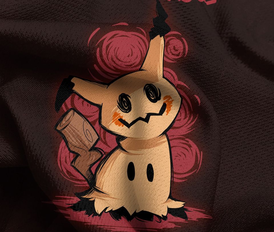 Mimikyu Baseball Jersey Shirt Mimikyu Jersey Gift