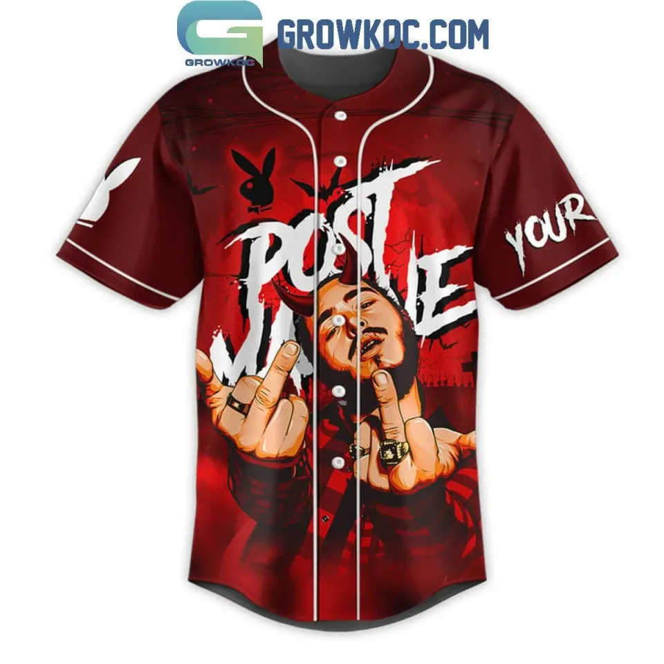 Post Malone Leave Me Alone Personalized Baseball Shirt