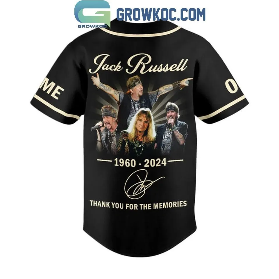 Jack Russell Thank You In Great White 2024 Personalized Shirt