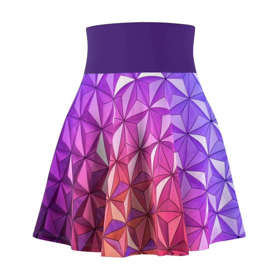 Sunset Geodesic Sphere Running Skirt - Disney Bounding