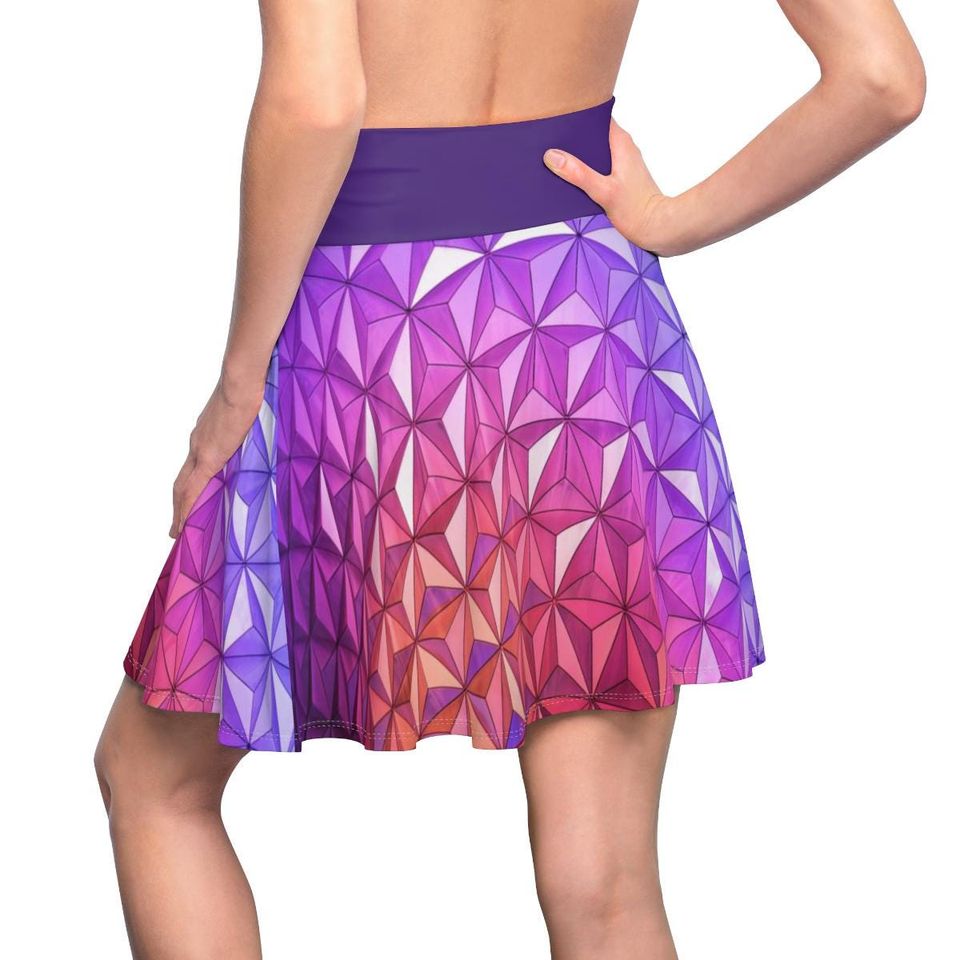 Sunset Geodesic Sphere Running Skirt - Disney Bounding
