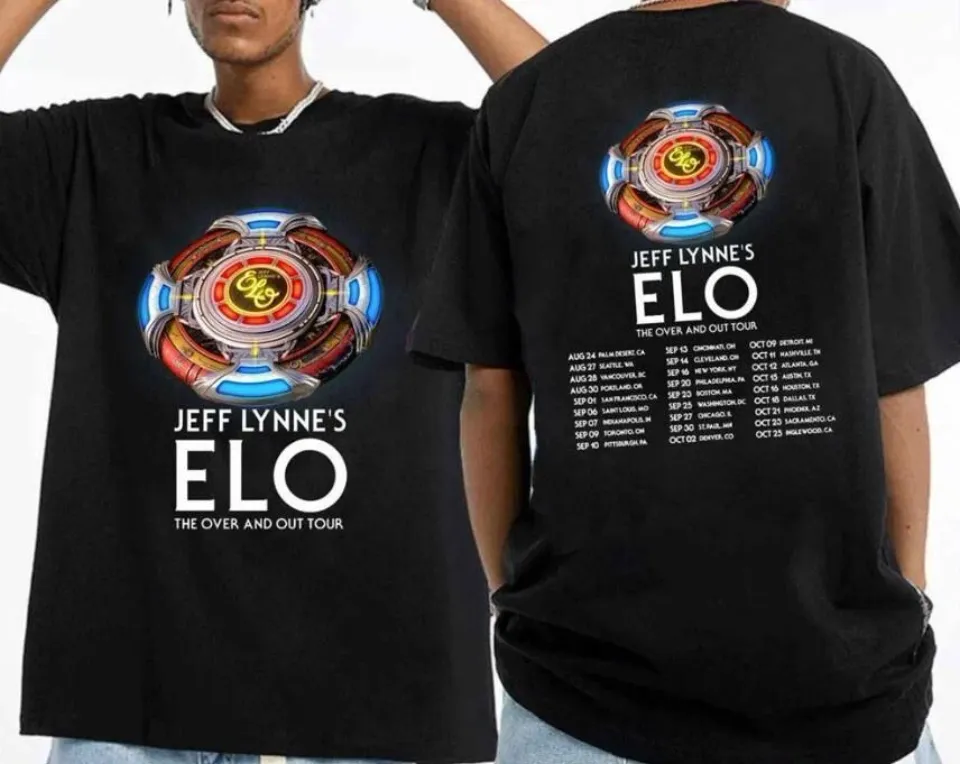Jeff Lynnes Elo Over And Out Final Tour 2024 Shirt