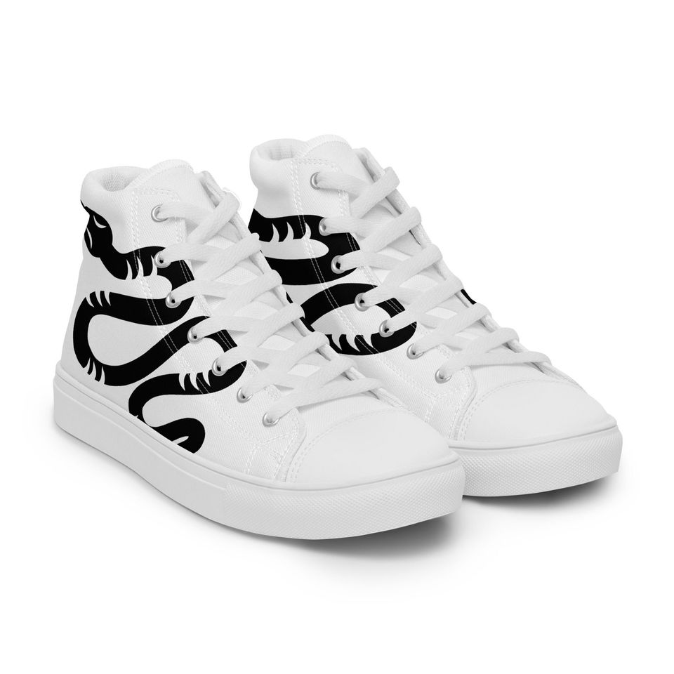Mens Reputation High Top Canvas Shoes
