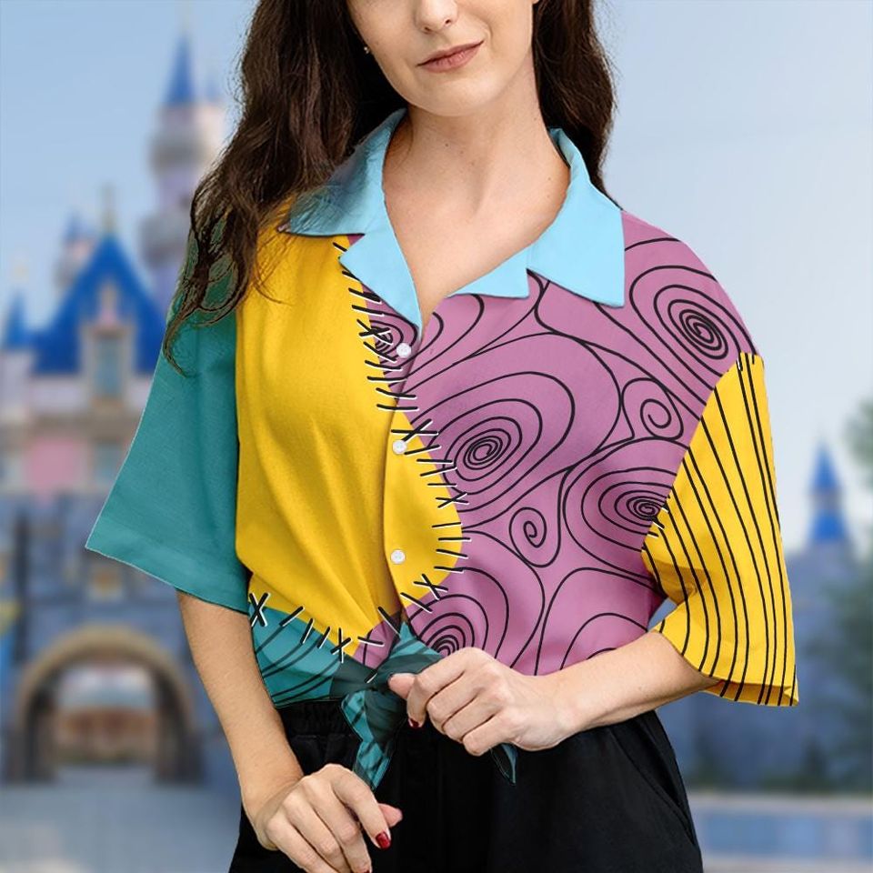 Sally Halloween Hawaii Shirt, The Nightmare Before Christmas Hawaiian Shirt