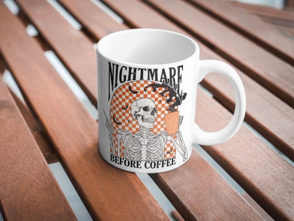 Nightmare before coffee mug