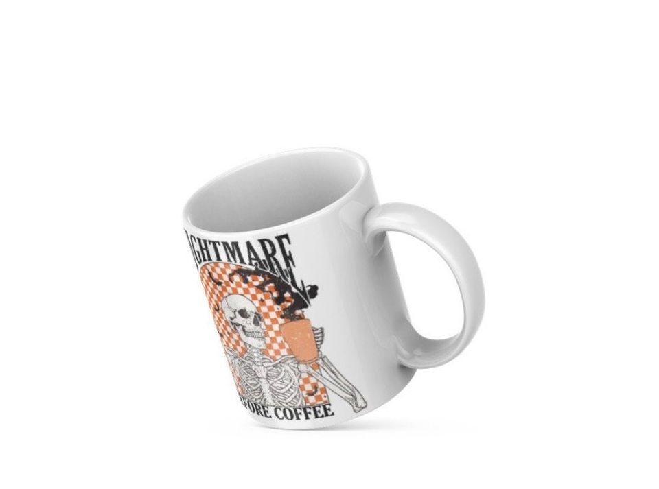 Nightmare before coffee mug