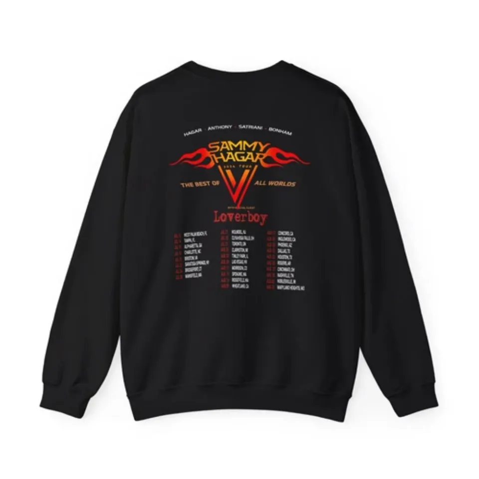 Sammy Hagar The Best of All Worlds Tour 2024 Sweatshirt