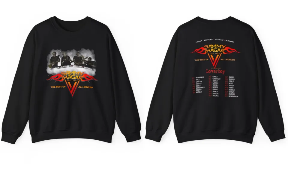 Sammy Hagar The Best of All Worlds Tour 2024 Sweatshirt