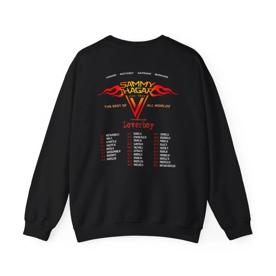 Sammy Hagar The Best of All Worlds Tour 2024 Sweatshirt