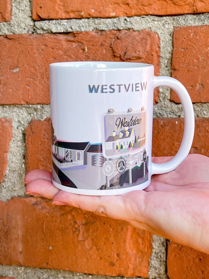 Westview Retro "You Aren't Here" Mug