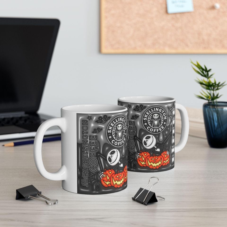 Nightmare Before Christmas Jack Skellington Halloween Coffee Mug