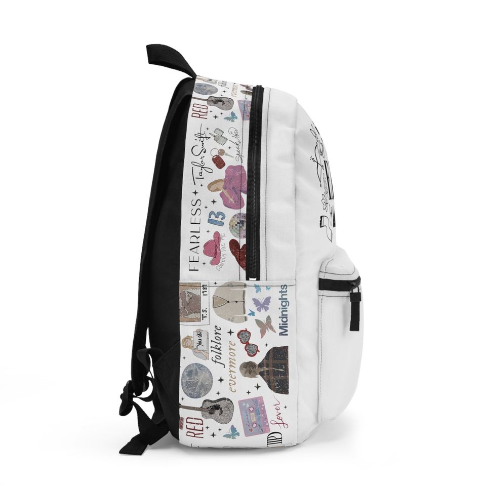 Eras Tour Books Backpack| Back to School| Durable | Adjustable| All Albums| Rucksack