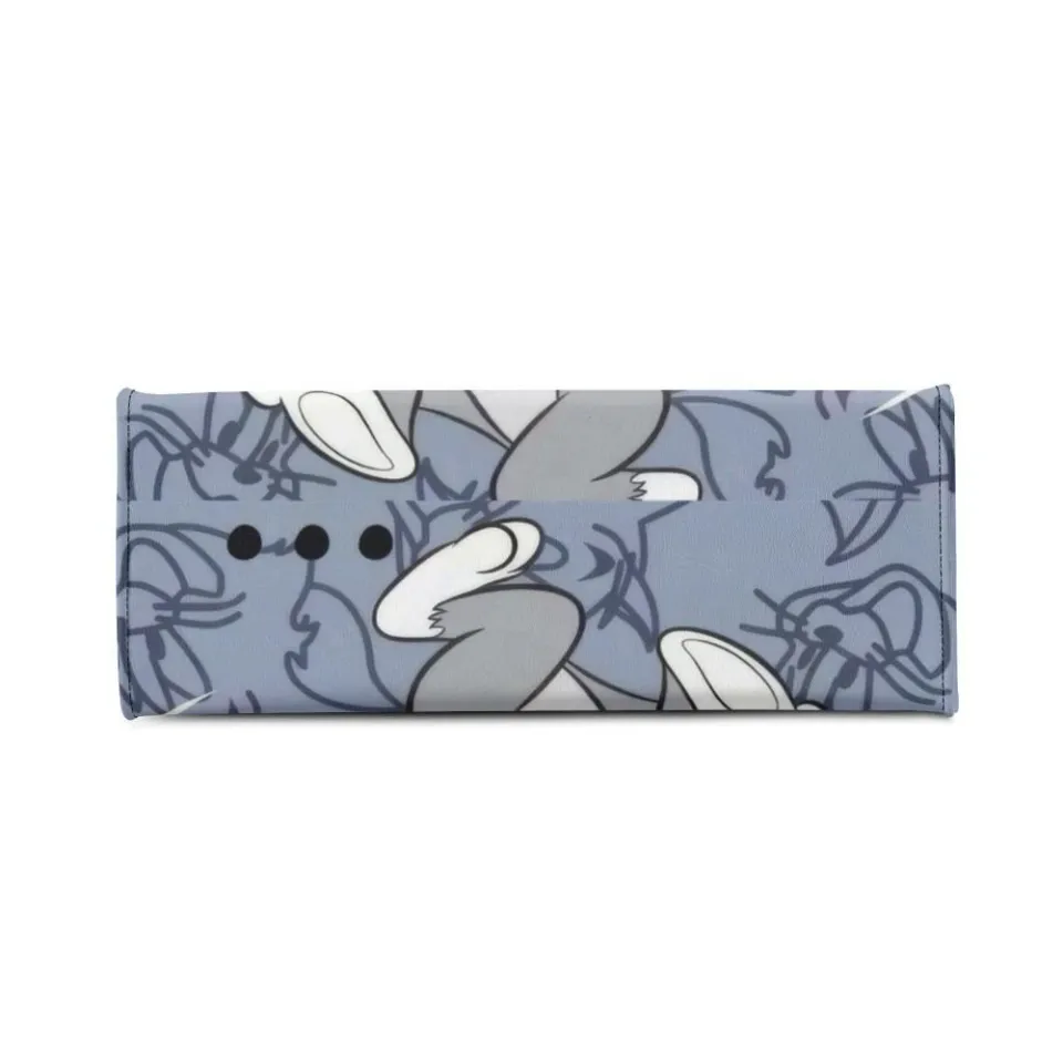 Personalized Tom Tom and Jerry Luxury Women PU Leather Handbag, Natural