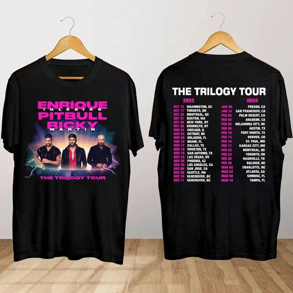 Enrique IglesiasxPitbullxRicky Martin The Trilogy Tour 2024 Shirt