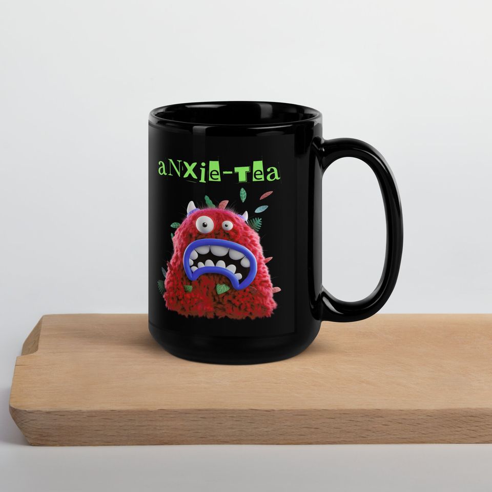 ANXIE-TEA - Kwik Sip Black Coffee Mug