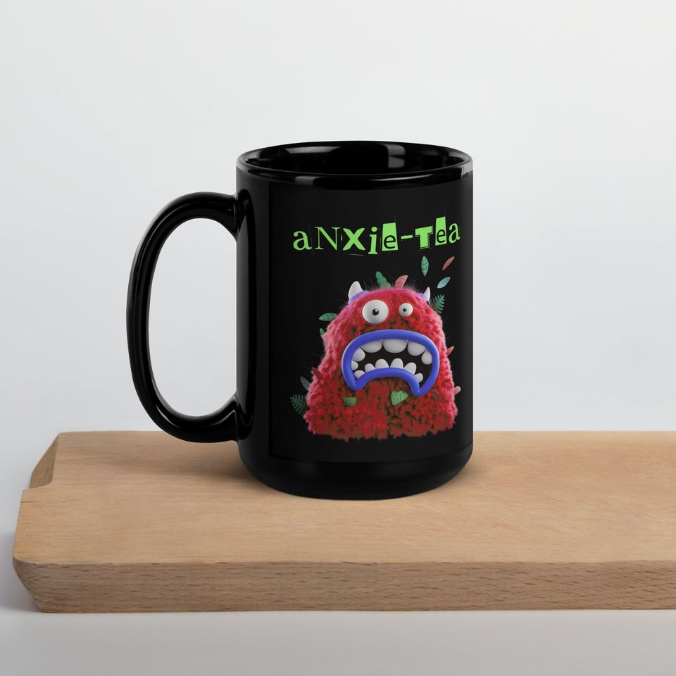 ANXIE-TEA - Kwik Sip Black Coffee Mug