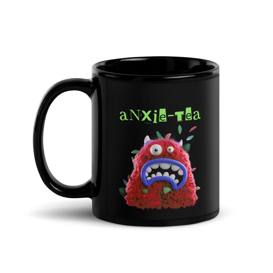 ANXIE-TEA - Kwik Sip Black Coffee Mug