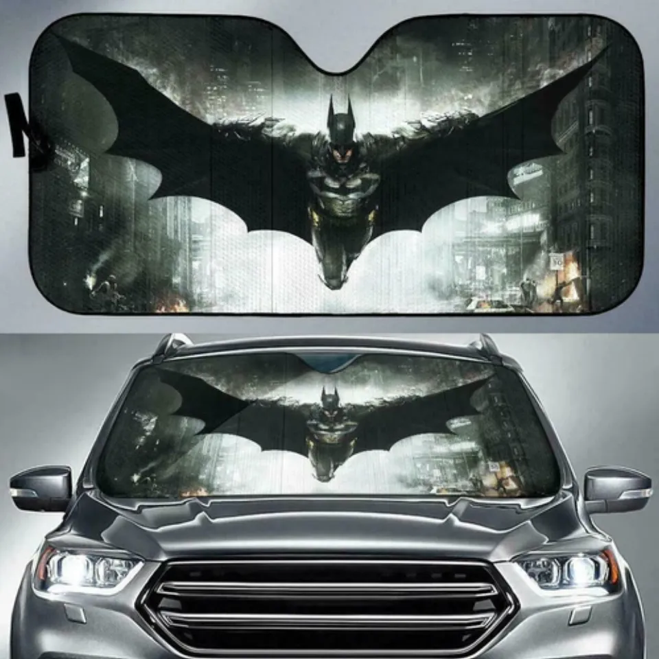Superheroes Batman Car Pickup Sun Shade Reflective Visor Windshield Block UV Ray