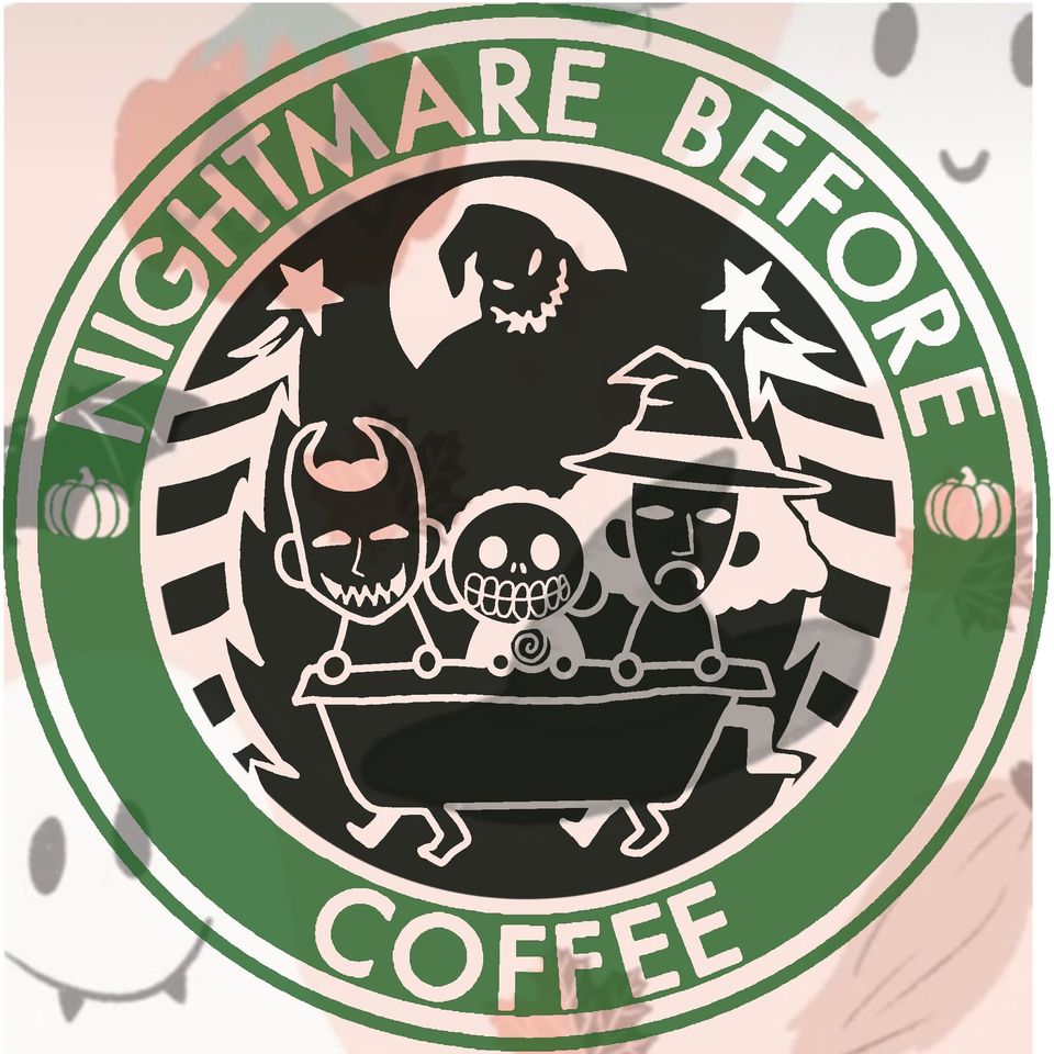 Nightmare Before Christmas Lock Shock & Barrel Starbucks
