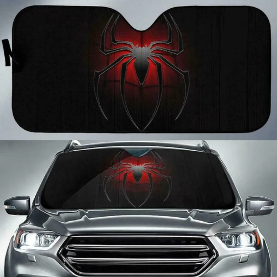 Spider-Man Car SUV Sun Shade Pickup Reflective Visor Windshield Block UV Ray
