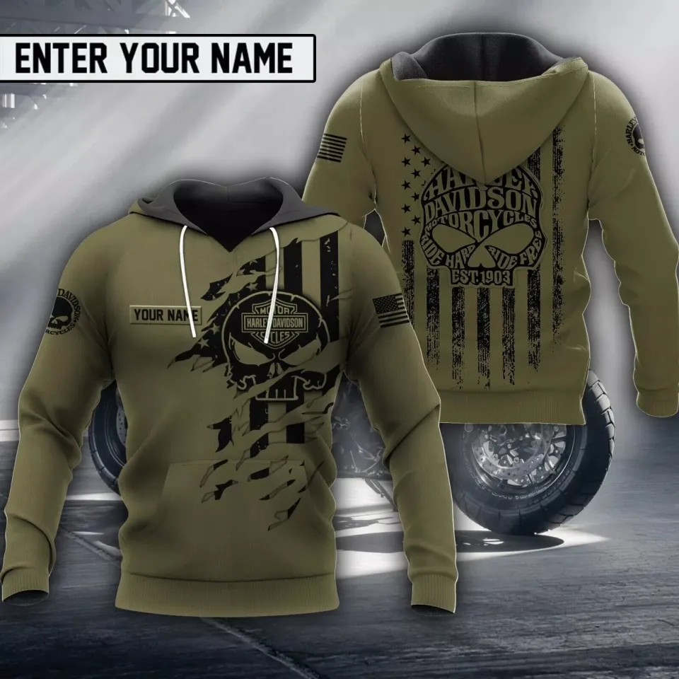 Personalized H davidson Limited Hoodie Unisex 3D AOP For Fan