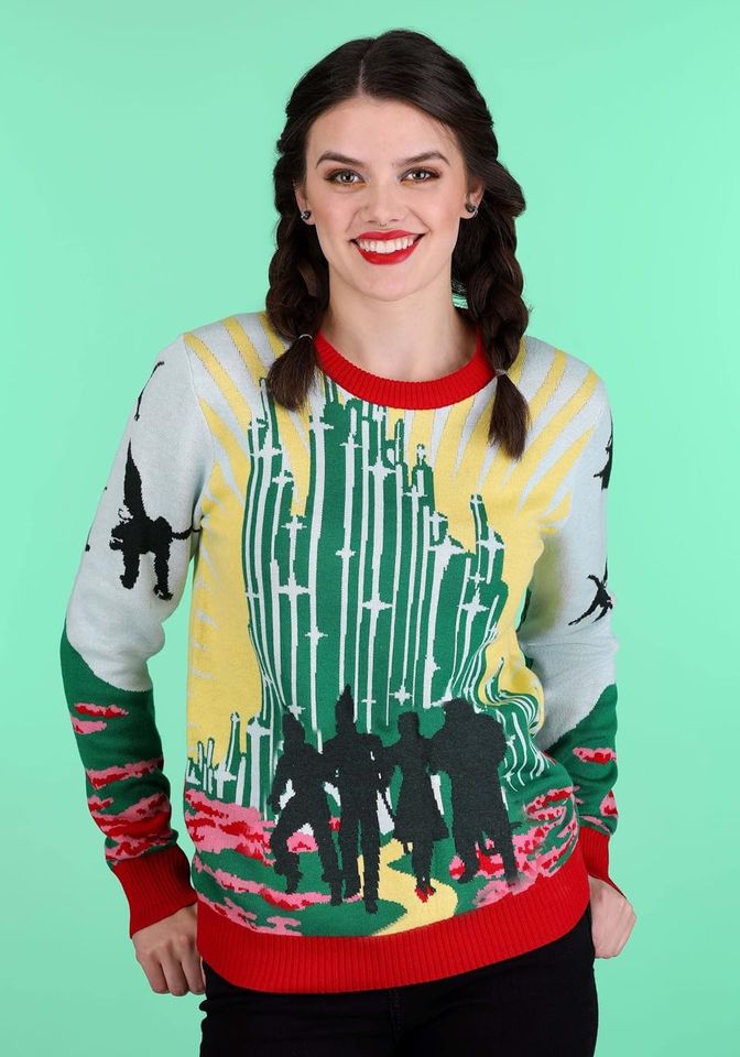 Fun Costumes Wizard of Oz Ugly Sweater for Adults