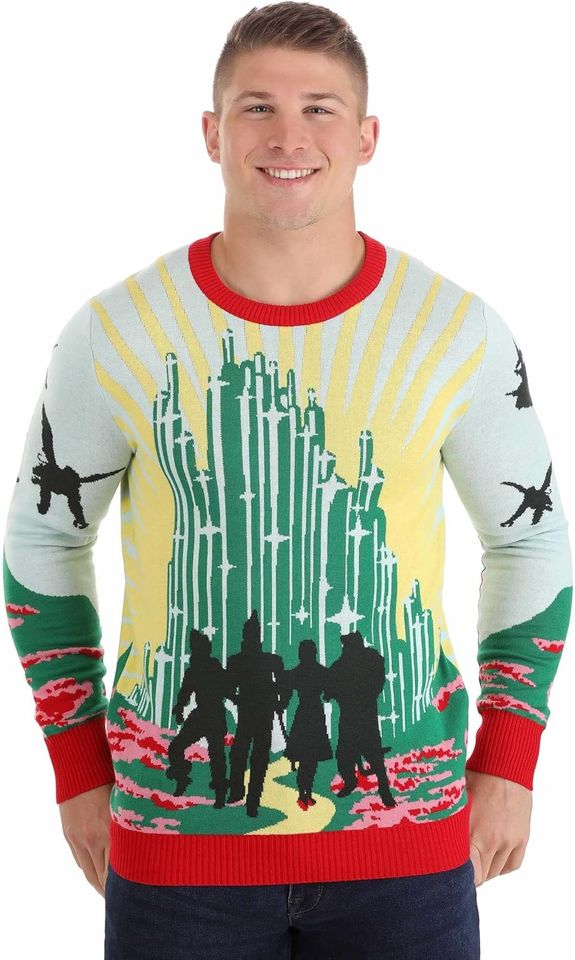 Fun Costumes Wizard of Oz Ugly Sweater for Adults