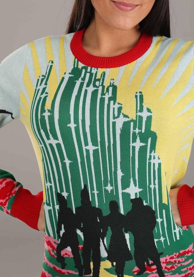 Fun Costumes Wizard of Oz Ugly Sweater for Adults