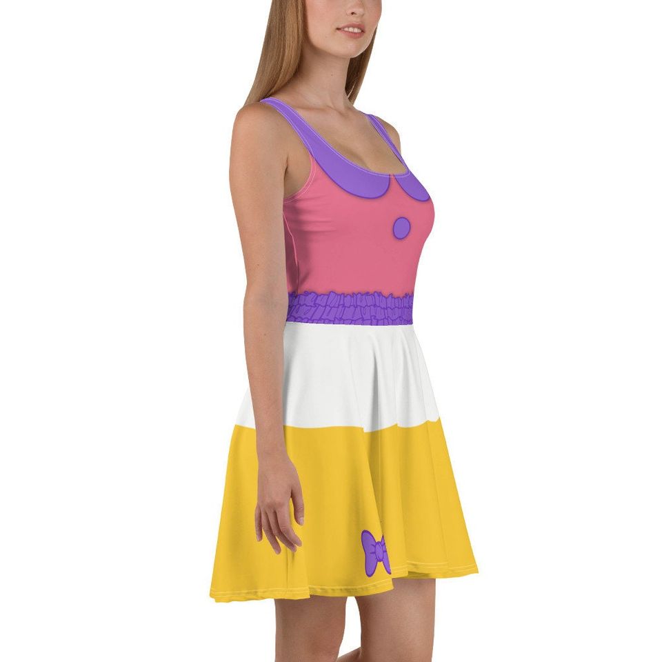 Daisy Inspired Skater Dress