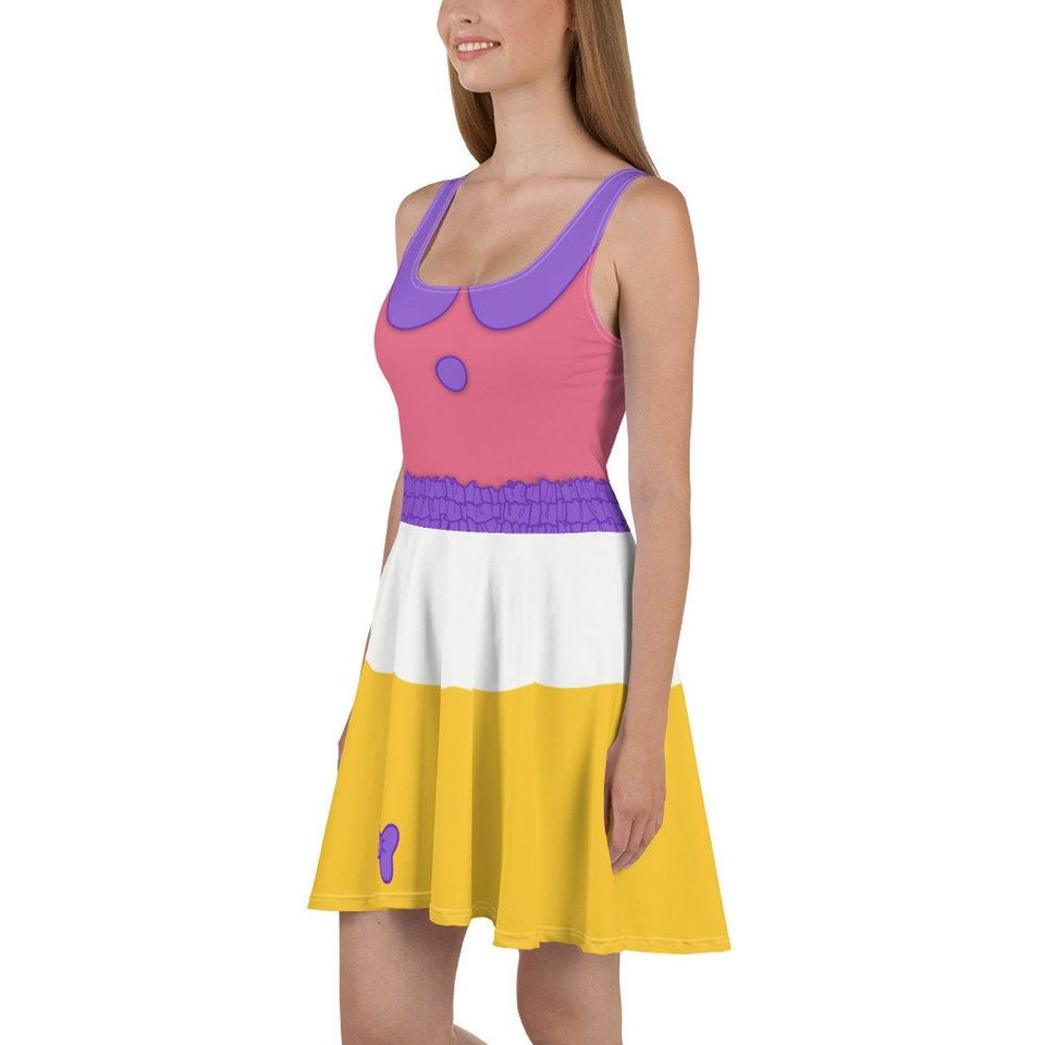 Daisy Inspired Skater Dress