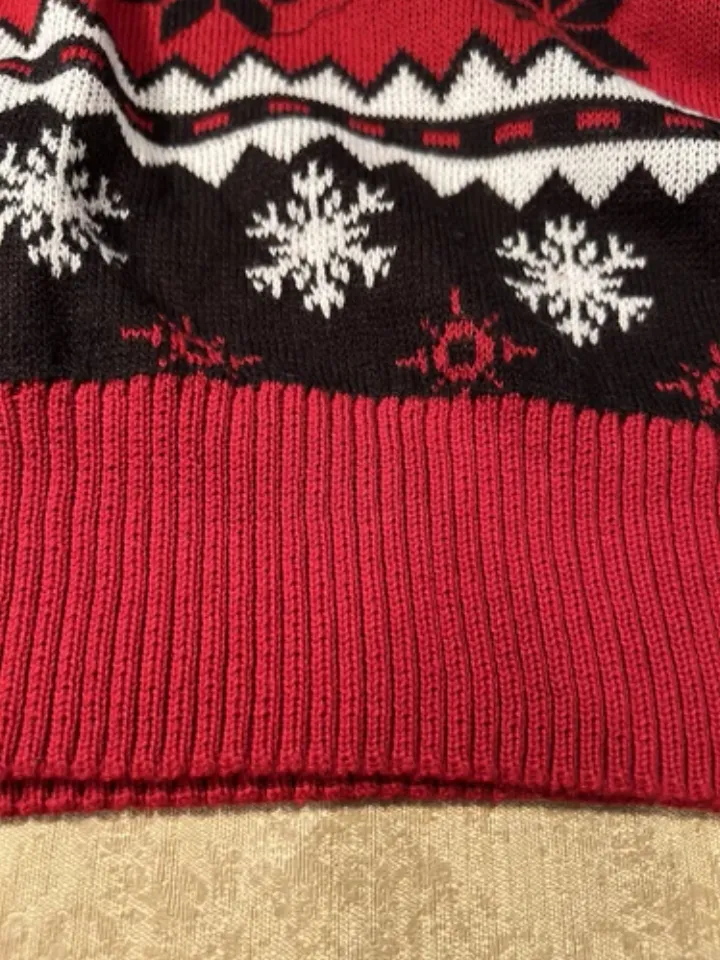 New W/tags Stranger Things Ugly Christmas sweater sz 2XL Reversible Sequins Cool