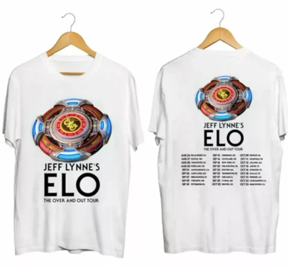 Jeff Lynne's ELO The Over and Out Tour 2024 Unisex T-shirt For Men Women